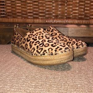 Steve Madden Leopard Espadrille Slip On
